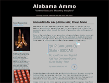 Tablet Screenshot of alabamaammo.com